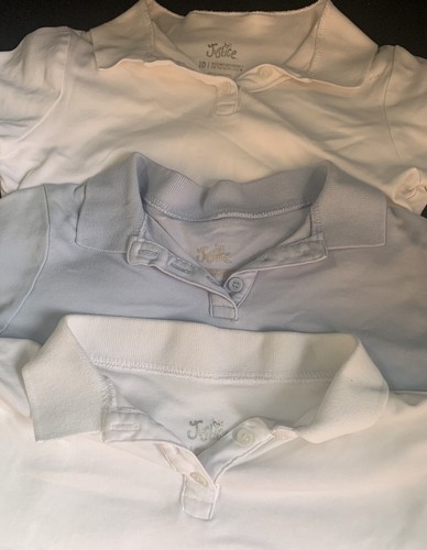 Girls Justice School Uniform Shirts Size 10 Lot Of 3. - Picture 3 of 12