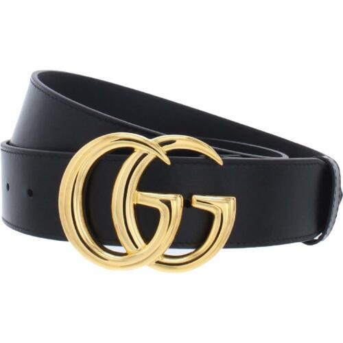 Gucci Zumi Women\'s Black Leather Belt w/Gold GG Buckle 550122 Size 85-34 Gucci | Accessories | Gucci Zumi Womens Black Leather Belt  main image 4