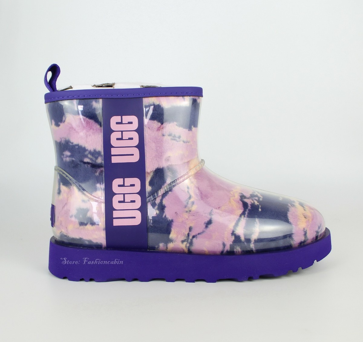 【美品】UGG☆CLASSIC CLEAR MINI MARBLE 23センチ NEW UGG Classic Clear Mini Marble Boot, VIOLET NIGHT, US 6