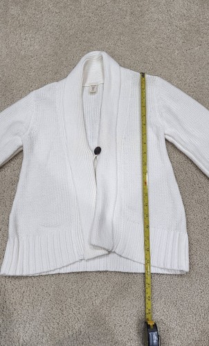 Girls Old Navy One Button Cardigan Size M 8, color off white, New without tag - Picture 7 of 9