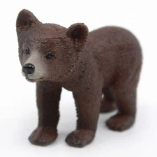 Brown GRIZZLY BEAR CUB 2" Animal Figure - 2018 Schleich