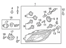 VW CC 2009-12 NEW GENUINE HEADLAMP 3C8 941 006F  RT SIDE ON SALE save now