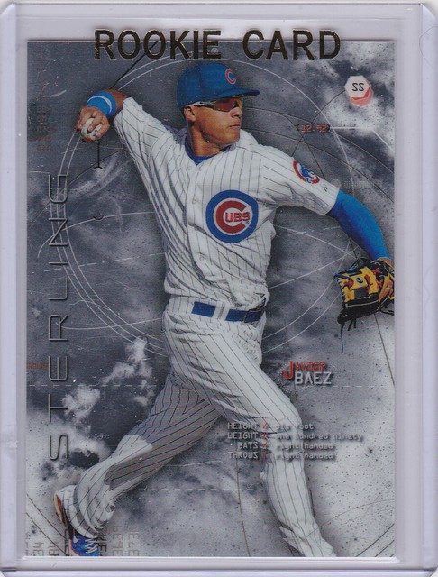 JAVIER BAEZ ROOKIE CARD Bowman Sterlling 2014 Baseball RC BV CHICAGO 