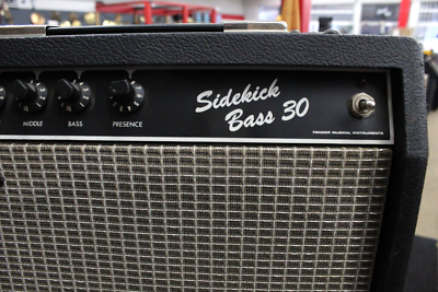 Fender Sidekick Bass 30 Combo Amplifier 1980s Japan Made Vintage