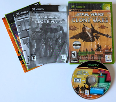 Star Wars The Clone Wars / Tetris Worlds  Xbox Game Complete CIB tested works
