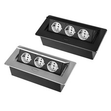 ONPIRA® Einbausteckdose Tischsteckdose Fußbodensteckdose Boden Wand Steckdose