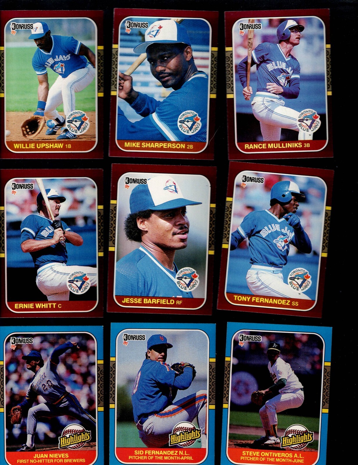 -1987 DONRUSS Baseball Complete Your Set OPENING DAY + HIGHLIGHTS + LEAF