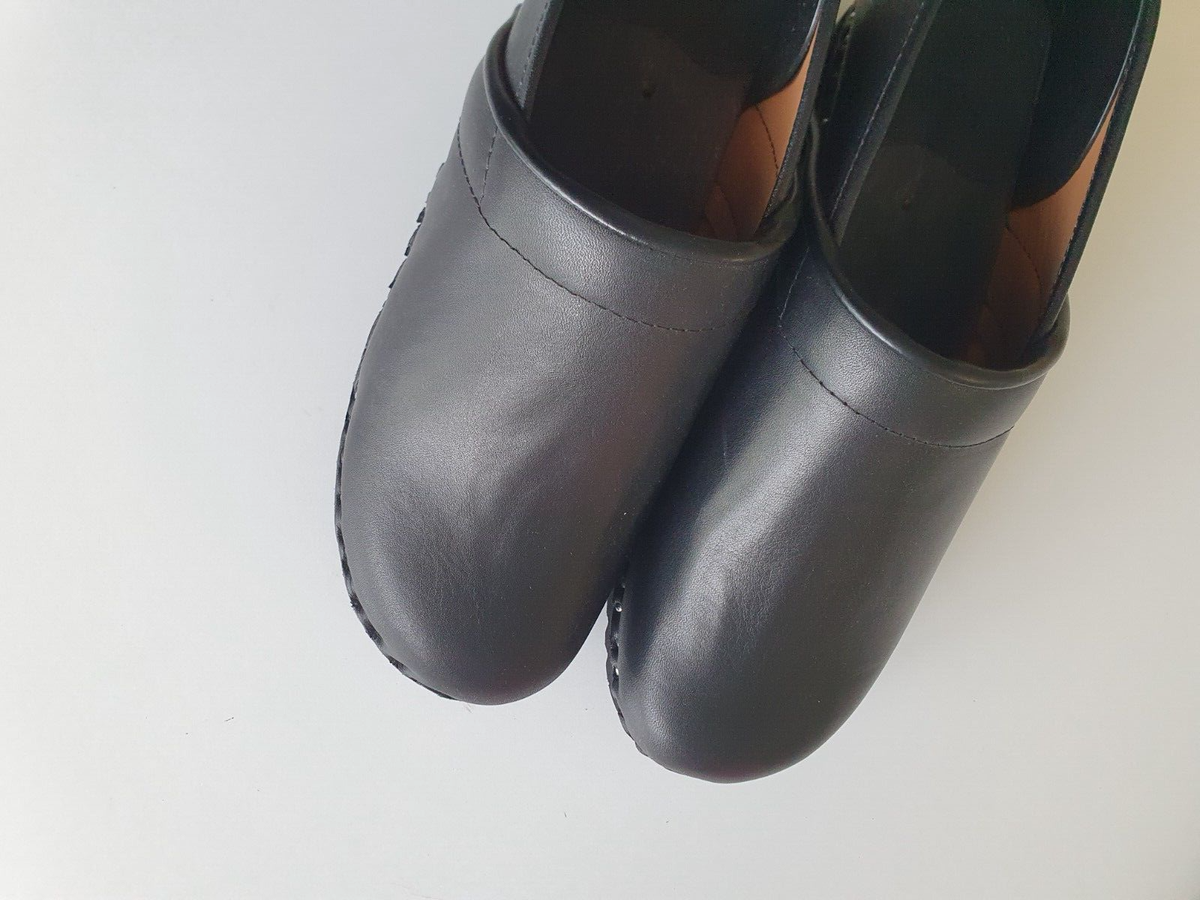 Swedish Clogs Troentorp Van Gogh Black Size US Womens 10 