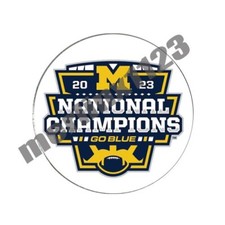 2023 National Champions Football Michigan Wolverines Golf Ball Marker