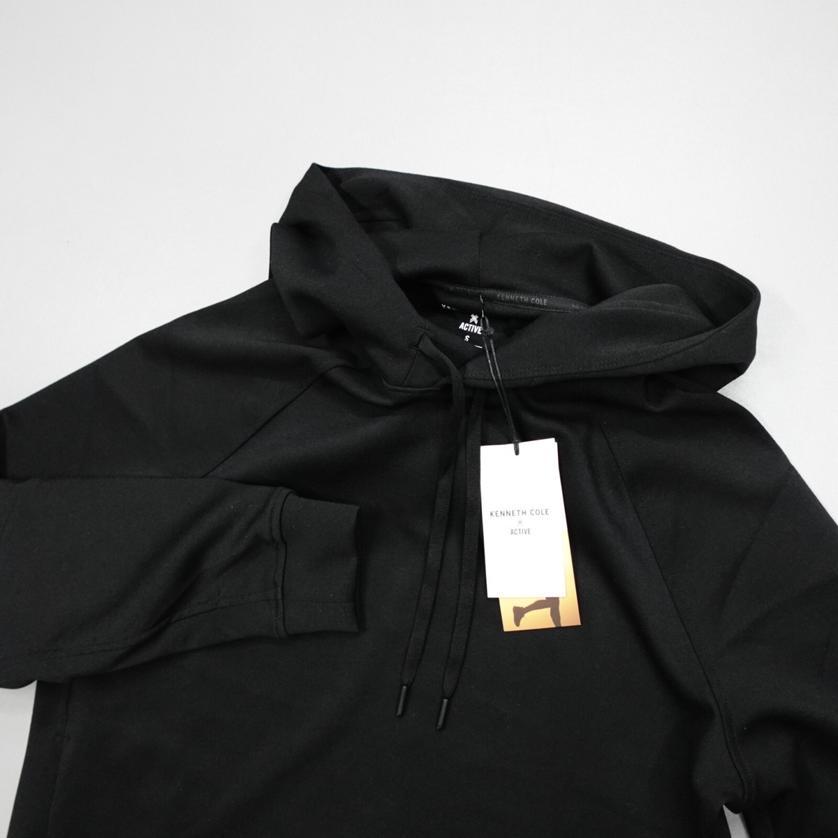 Kenneth Cole Active The Fleece Hoodie Soft Wicking Stretch Shape