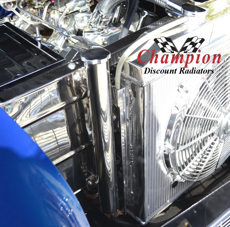 3" x 10" POLISHED STAINLESS STEEL 32 OZ RADIATOR DR OVERFLOW TANK BOTTLE - Imagem 3 de 4