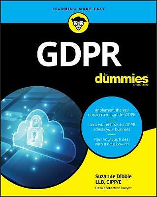 GDPR For Dummies by Suzanne Dibble (Paperback, 2020)