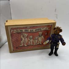 Vtg Shoe Box Bears Boyds Figurine Collectible Moveable Prince Bearycharming