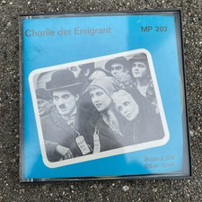 Charlie Der Emigrant MP 202 8mm Movie in German Internfilm Carlie Chaplin Vtg.