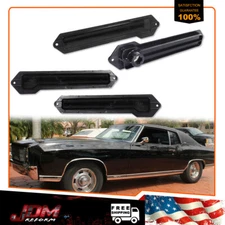 For 1970-1972 Chevrolet Monte Carlo Smoked Front & Rear Side Marker Lights 4PCS