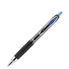 Uniball 207 Retractable Gel Ink Pen 0.7mm Med Point Blue Office School Home