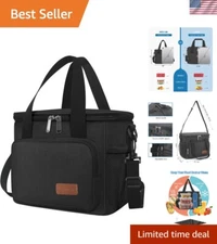 Femuar Reusable Lunch Box for Men/Women - Insulated Lunch Bag Leakproof Lunchbox