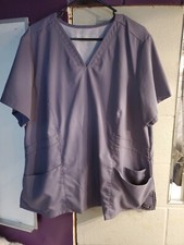 Greys Anatomy 3x Gray Scrubs Top