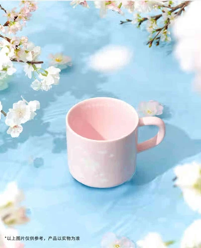 Neu 2024 China Starbucks Spring Sakura Pink 14oz Flower Print Keramiktasse - Bild 3 von 7