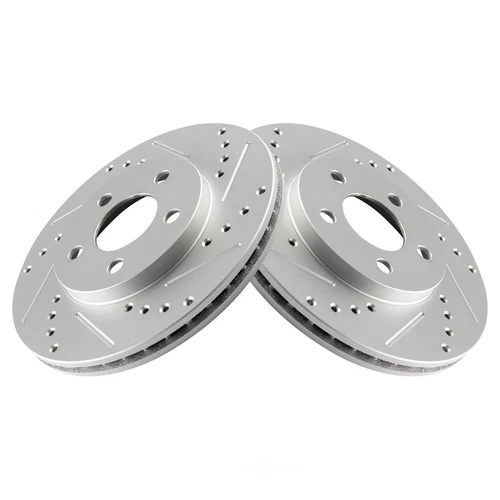 New Front Brake Rotors Set For 2000-2005 Dodge Neon 2000-2001 Plymouth - Picture 2 of 6