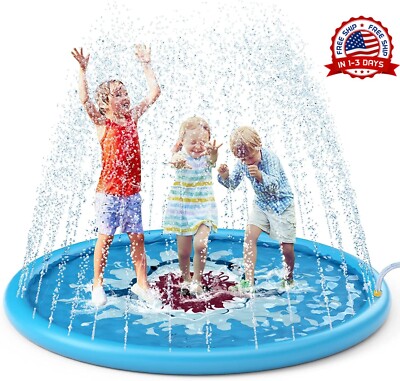 Rociador inflable al aire libre del chapoteo de la estera del juego de 68 pulgad