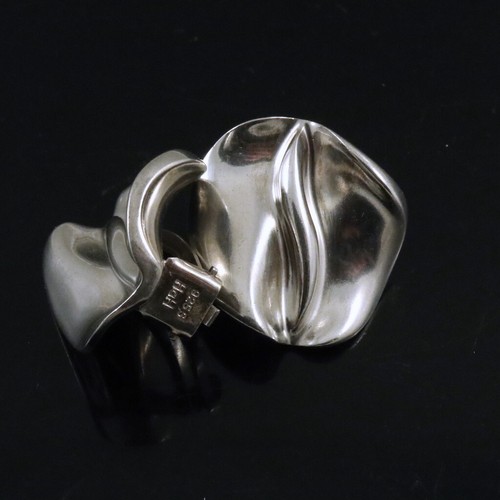 Hans Hansen. Sterling Silver Ear Clips - Per Hertz. - Picture 3 of 4