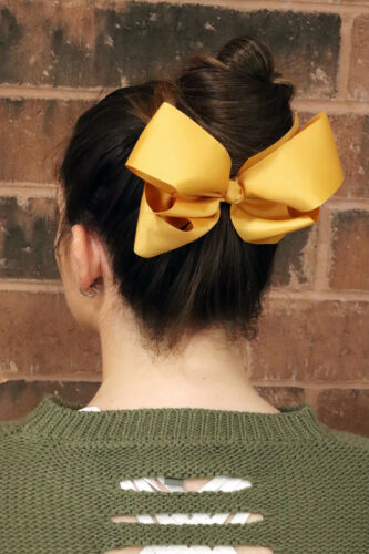 USA 1 JUMBO 6" Cheer Bow Clip Holder U PICK Big Girls Large Hair Bows softball - Picture 3 of 8