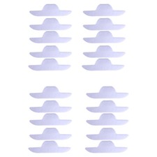 20PCS Collar Protector Sweat Pads Neck Liner Pads Against Collar Sweat Stains