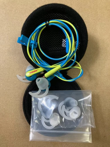 Bose SoundSport In-Ear Headsets Earphones 3.5mm Jack Wired Blue Color