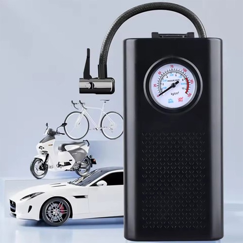 Handheld Air Pump Multifunctional Portable Bike Pump for Motorbike Auto Bicycle - Picture 6 of 13