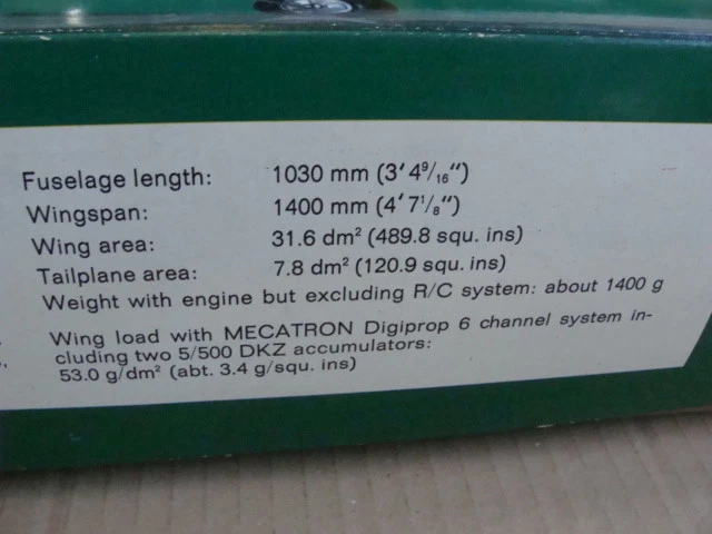 CESSNA 210 RC MODELLBAU HEGI SCHUCO VINTAGE AEREO MONTAGGIO KIT PLANE AIRPLANE Foto 3 de 4