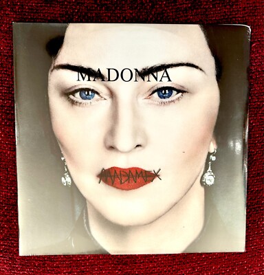 MADONNA SEALED MINT ONLY 1000 PRESS MADAME X BLUE VINYL PROMO BARCODE TAG RECORD
