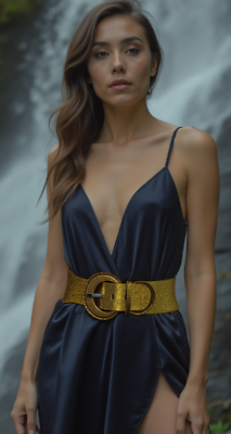 gold glitter belt for dress Gold Bridal Belt main image 1