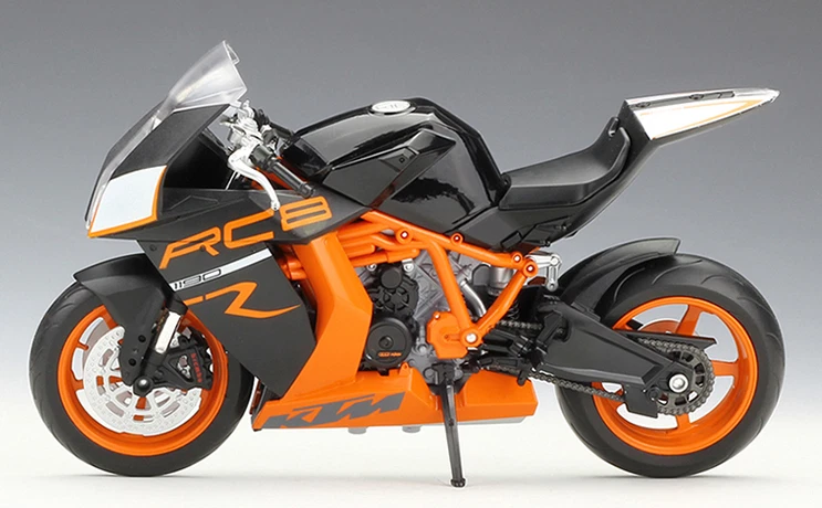 1:10 Welly KTM 1190 RC8R Motorcycle Bike Model Boy Toy Gift New in Box - Image 4 of 4