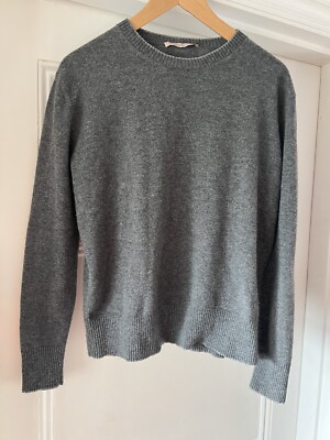 Seltenes Produktionsmuster - Christopher Kane grauer Wollpullover - UK8-10