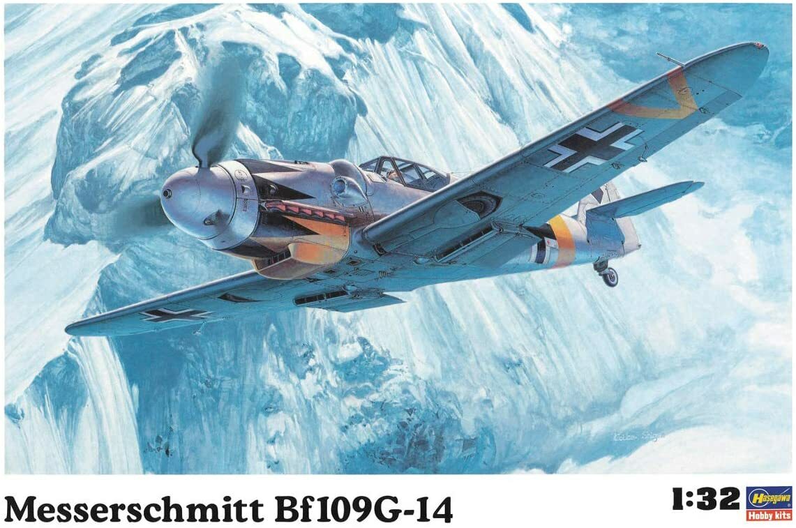 Big size Hasegawa 1/32 Model kit Messerschmitt Bf109 G-14 form