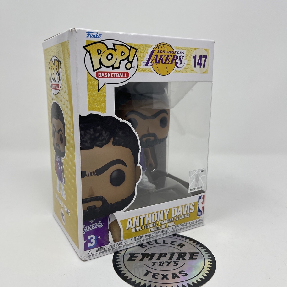 Funko Pop! NBA アンソニー・デイビス 147 Amazon.com: Funko Pop! NBA: Lakers - Anthony Davis : Funko