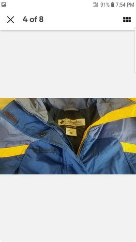 š„COLUMBIA Sportswear Youth Large 14/16 JACKET COAT Blue EXCELLENT CONDITIONš„ - Picture 5 of 7