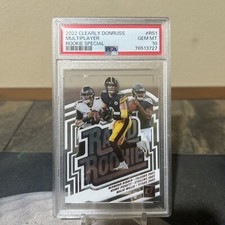 2022 Clearly Donruss Pickett Willis Ridder Triple RATED ROOKIE #RS1 SSP PSA 10