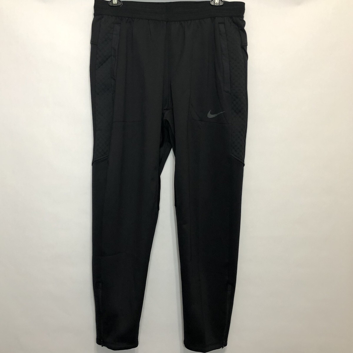 Nike Therma Training Jogger Track Pants Repel Woven Zip Leg Mens