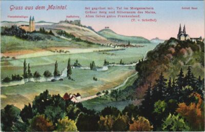 CPA AK Gruss aus dem Maintal GERMANY (1108785)