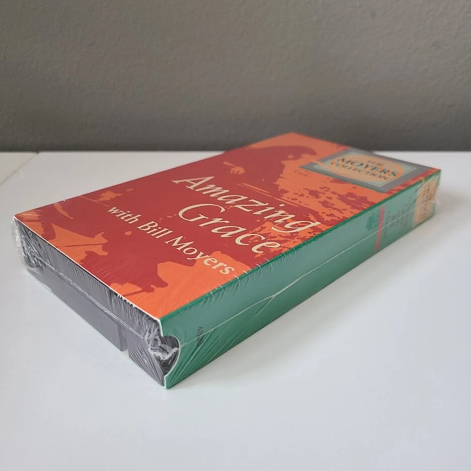 The Moyers Collection Amazing Grace with Bill Moyers VHS Story Of A Song SEALED Foto 3 de 4