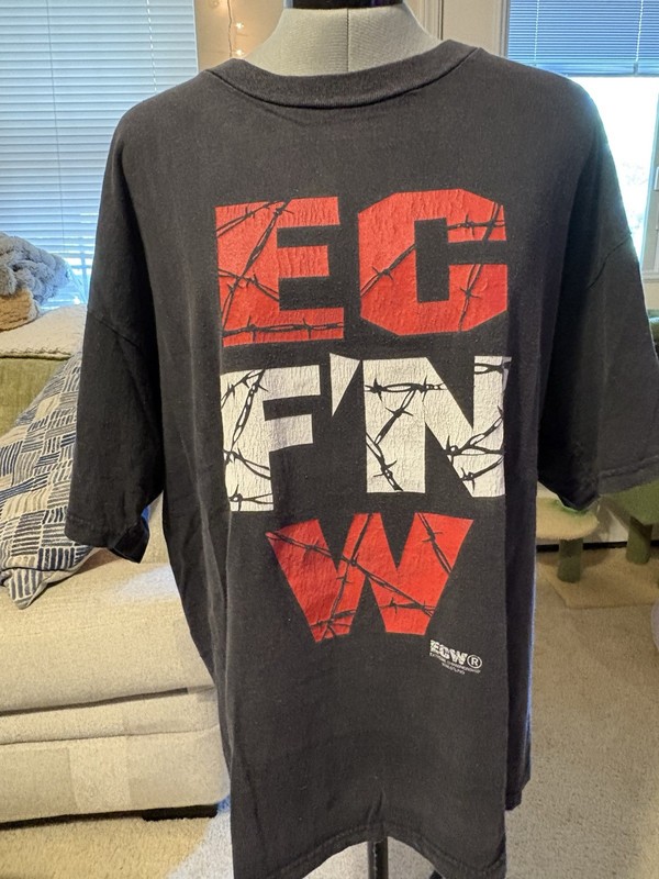 Vintage Late 90s-Early 2000s ECW Wrestling T Shirt Men’s Sz XL