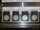 1904-o Morgan- 1921-s 1922-p 1923-s Peace Silver Dollars.