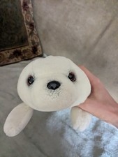 Vintage Sea World Plush White Baby Seal 16 Inch