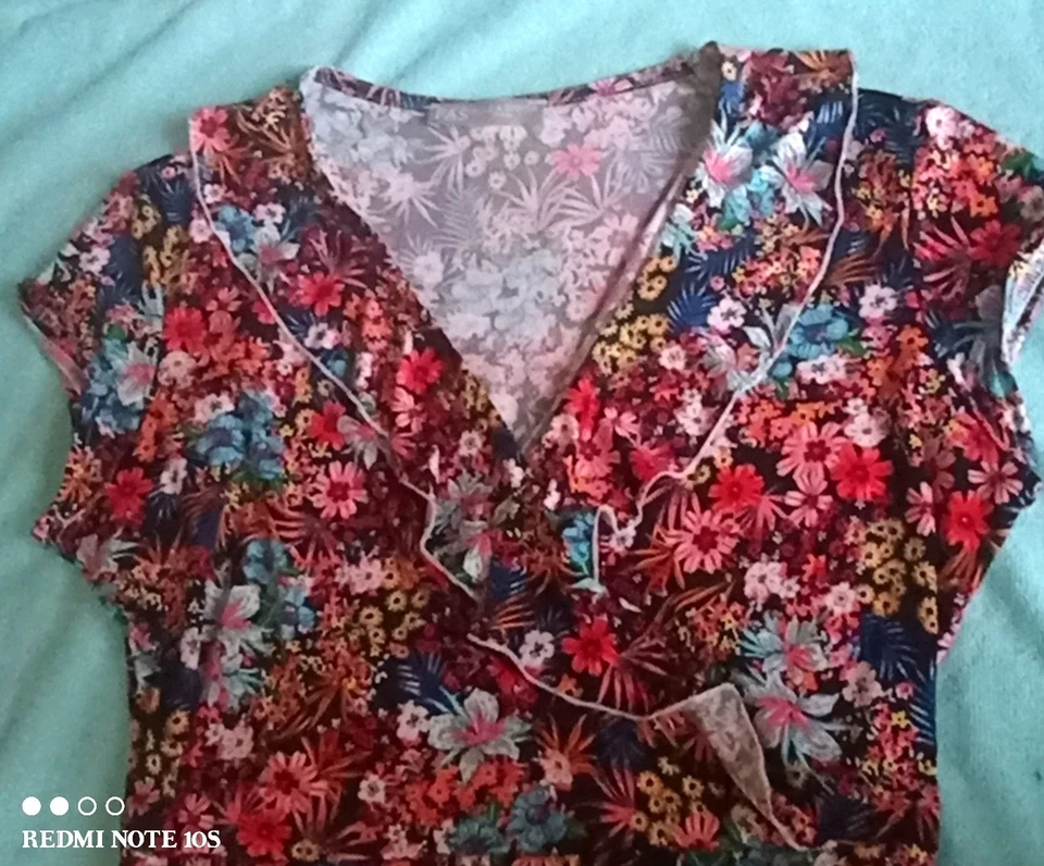 Robe Fleurie, neuve/ Made in France - 60% - Photo 2/4