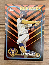 2024 Topps Update GARY SANCHEZ Holiday Halloween Foil #US39 MILWAUKEE BREWERS