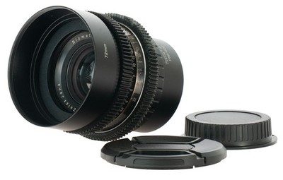Carl Zeiss Jena Biometar 80mm F2.8 Cine Modded Prime Lens For Canon EF!