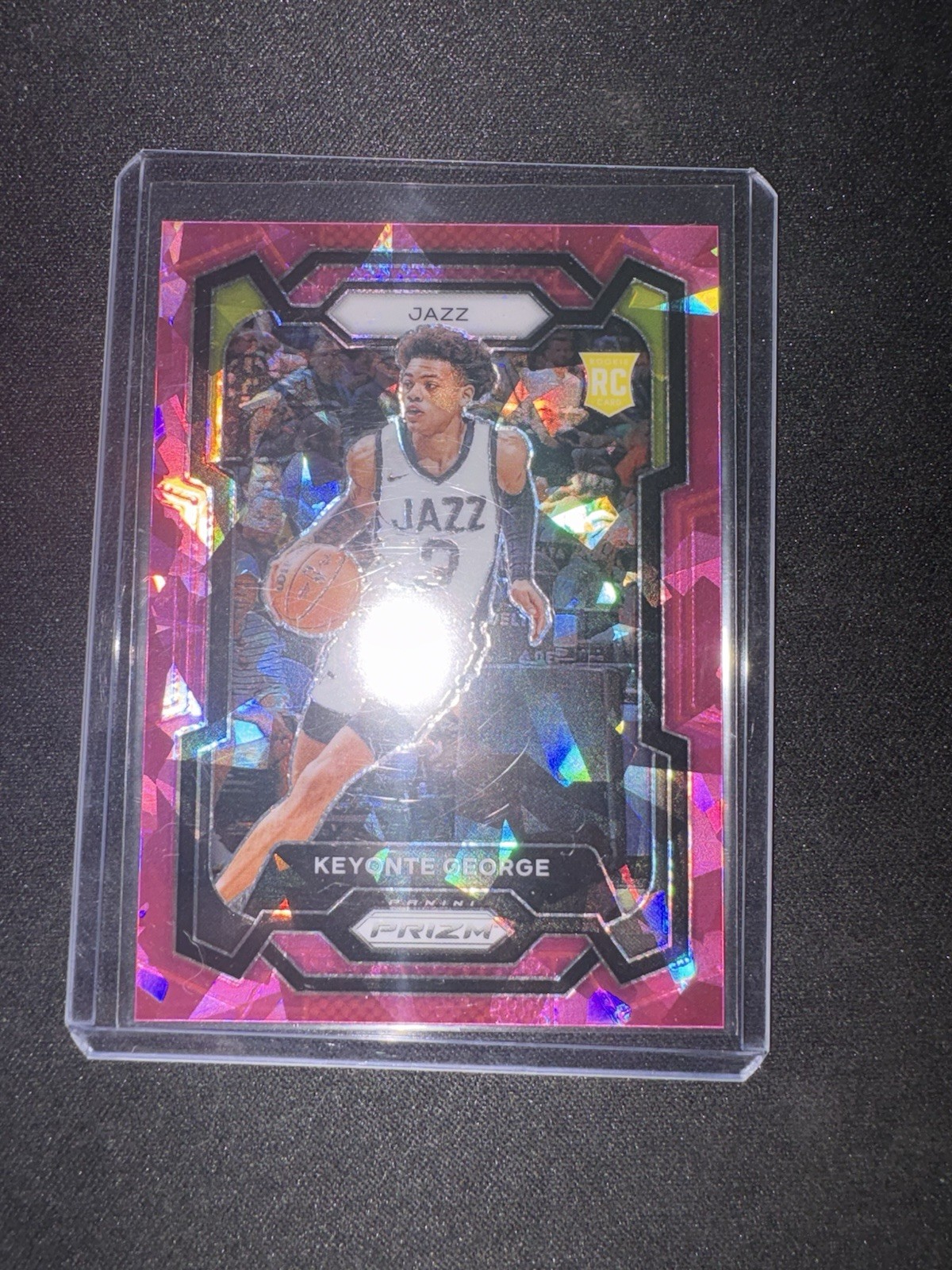 2023-24 Panini Prizm - Keyonte George #127 Pink Ice Prizm (RC)