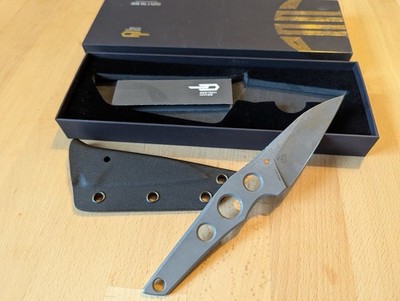 BTKF05C Bestech VK-Core Acid Dark SW 14C28N Wharncliffe Blade Kydex Sheath  Thi